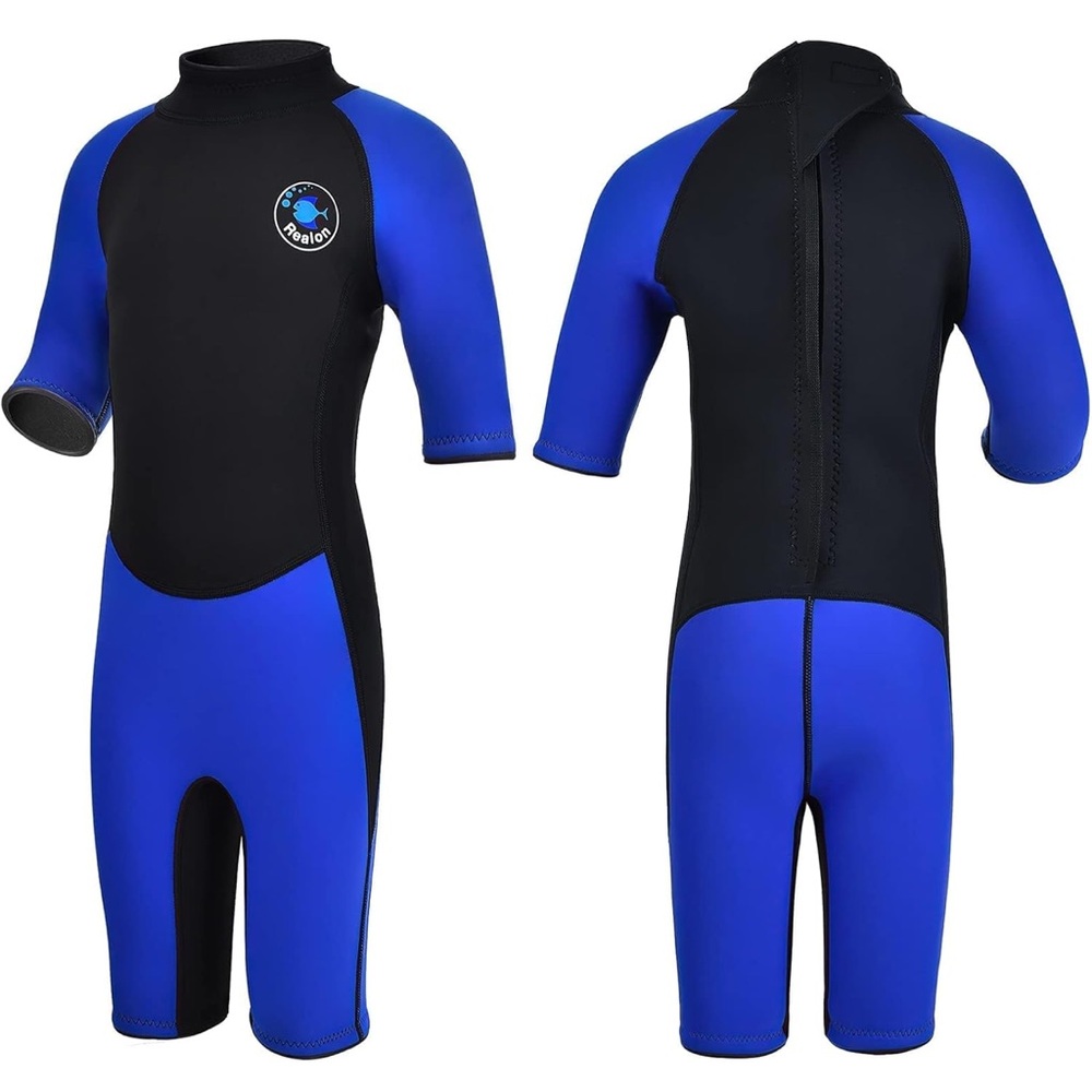 Kids Blue and Black Wetsuit